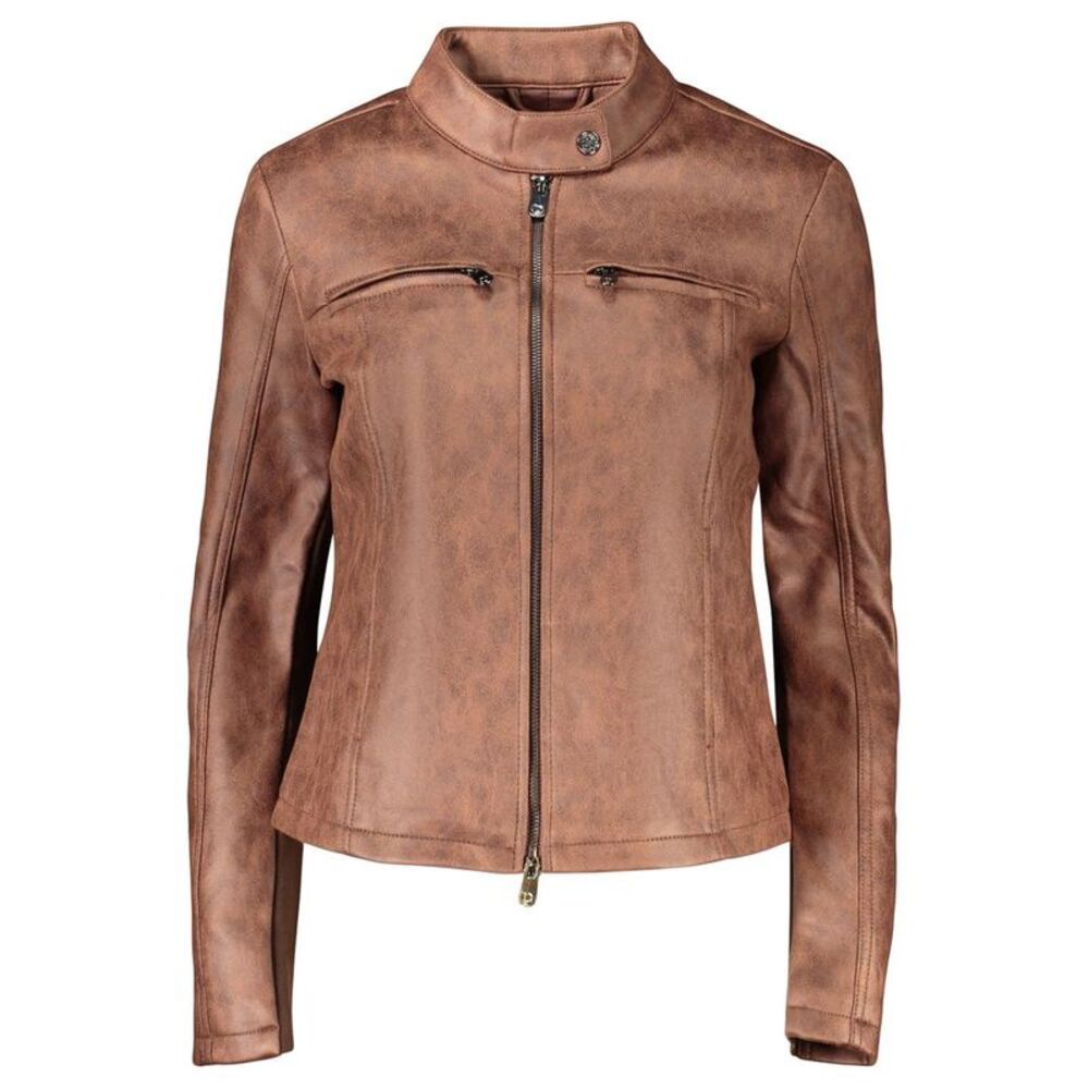 Desigual Brown Polyester Womens Jacket
